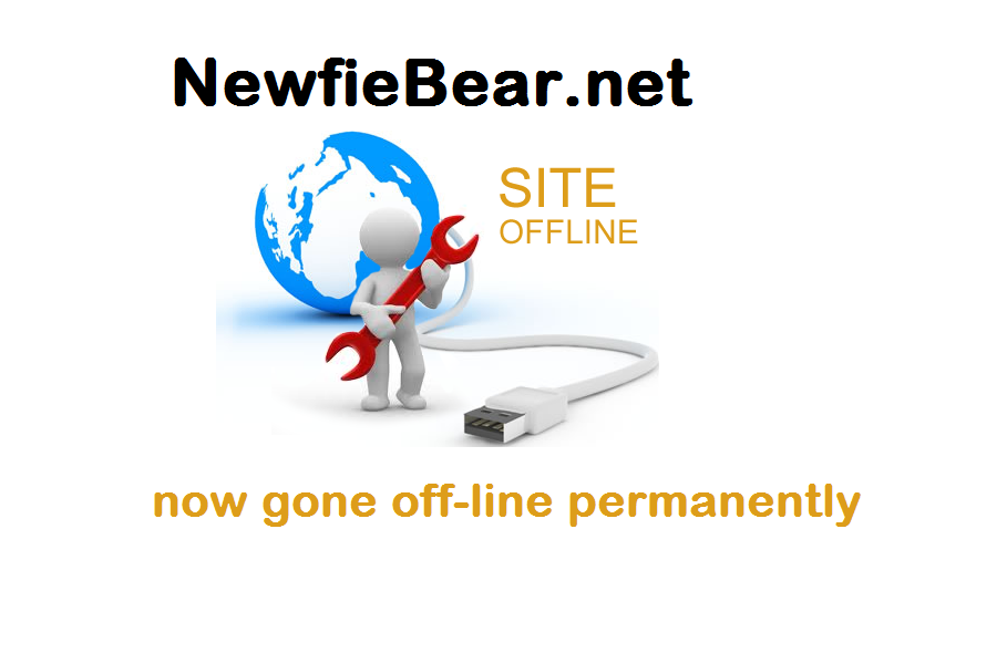 NewfieBear.net now gone off-line